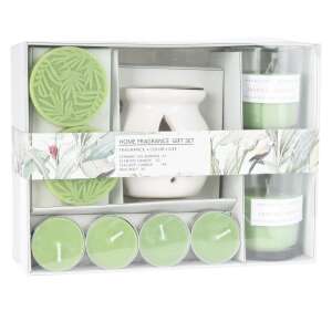 Sada parfémov Aroma Di Rogito, keramika/vosk, 21,5x16x7 cm, tropické smoothy 110384085 - Osviežovače vzduchu