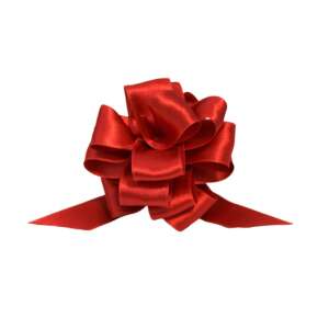 Червена самоформираща се сатенена панделка 110384767 - Изкуства и хобита