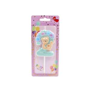 Lumânare aniversară, pentru copii, cifra 2, Giftdesign, 8 cm 110384782 - Decoratii si echipamente pentru petreceri