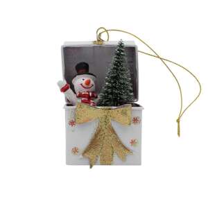 Decorațiune albă - House of Seasons - Om de zăpadă 110384829 - Crăciun