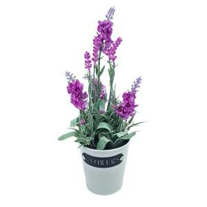Mesterséges levendula cserépben, 28x9 cm, lila 110385008 - Koopman