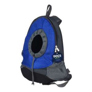 Verstellbarer Rucksack zum Transport von Tieren, 42 x 35 x 16 cm, Dogs-Kollektion, Farbe blau