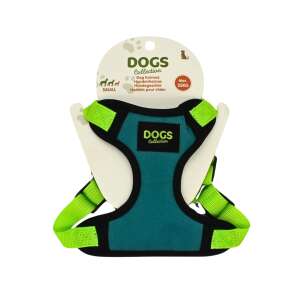 Türkis verstellbares Hundegeschirr Größe L 50-70cm 110385066 - Geschirr für Kleintiere