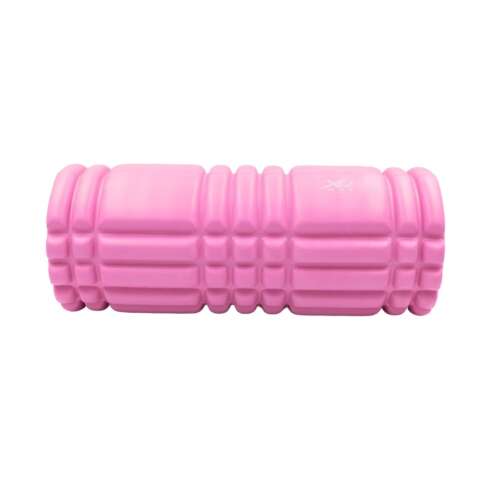 XQ Max масажен цилиндър ролер, от дунапрен, за йога, розов, 33x14 см 110385182