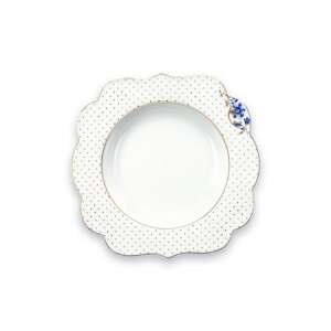 Głęboki talerz porcelanowy, Pip Studio, 23,5cm, kolekcja Royal White 110385324 - Obsługa