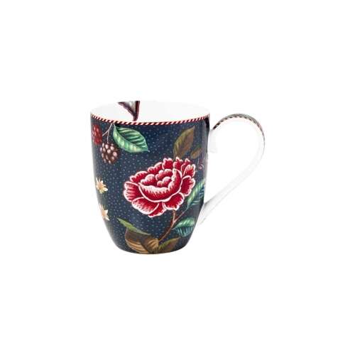Kubek porcelanowy, Pip Studio, Niebieski, 450ml, kolekcja Berry Blues 110385351