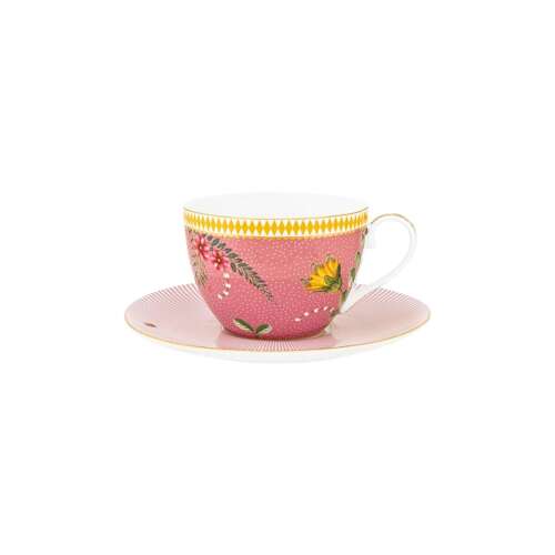 Espressotasse mit Untertasse, Pip Studio, 280 ml, La Majorelle-Kollektion 110385365