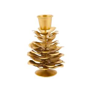 Świecznik metalowy, Pip Studio, 11 cm, Złoty, kolekcja Pozostałe 110385392