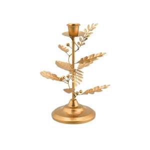 Świecznik metalowy, Pip Studio, 27 cm, Złoty, kolekcja Pozostałe 110385403