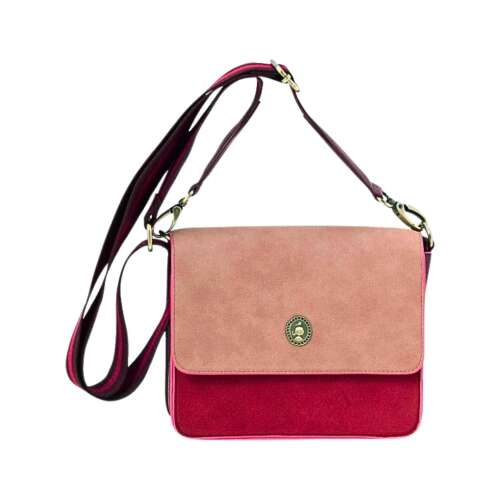 Fenna crossbody táska, Piros, 19x6x16 cm, Uni kollekció 110385435