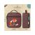 Perletti Fuchs & Igel Lunchtasche mit Abmessungen, Cool Kids Kollektion
