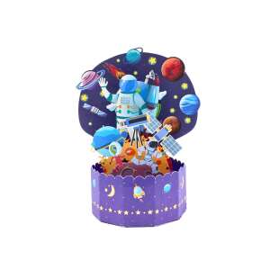 Магически изскачащи прозорци Space Paper Декорация