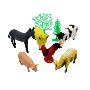 Deluxebase, Jumbo, Bauernhof-Figurenset, 8-teilig