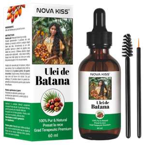 Ulei Premium de Batana 100% Pur & Natural NOVA KISS® pentru Cresterea Parului, Tratarea Scalpului si Ingrijirea Pielii, 60 ml 110386400 - Ulei de păr