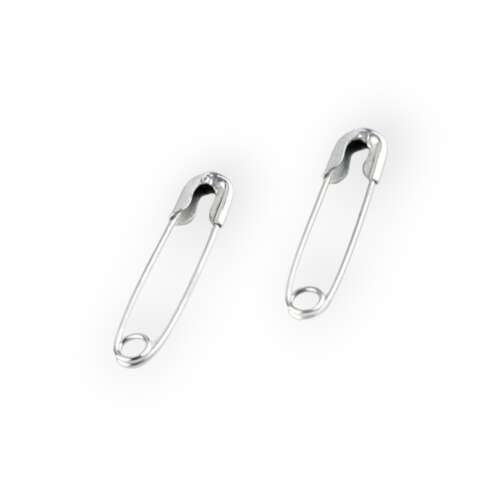 100 db Ezüst Biztosítótű - 20 mm