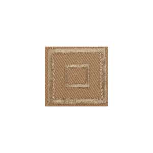 Petic termoadeziv patrat Crisalida, 33 x 33 mm, Bej 110387020 - Produse Mercerie