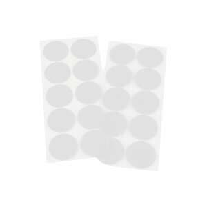 Öntapadós Tépőzár - Kerek - 35 mm - 10 pár - Fehér 110387468 - Tépőzár