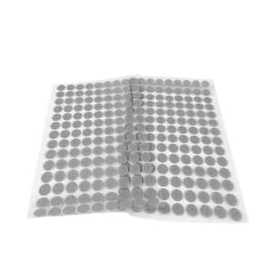 Tépőzár Pont - Öntapadós - 126 Pár - 10 mm - Szürke 110387549 - Tépőzár