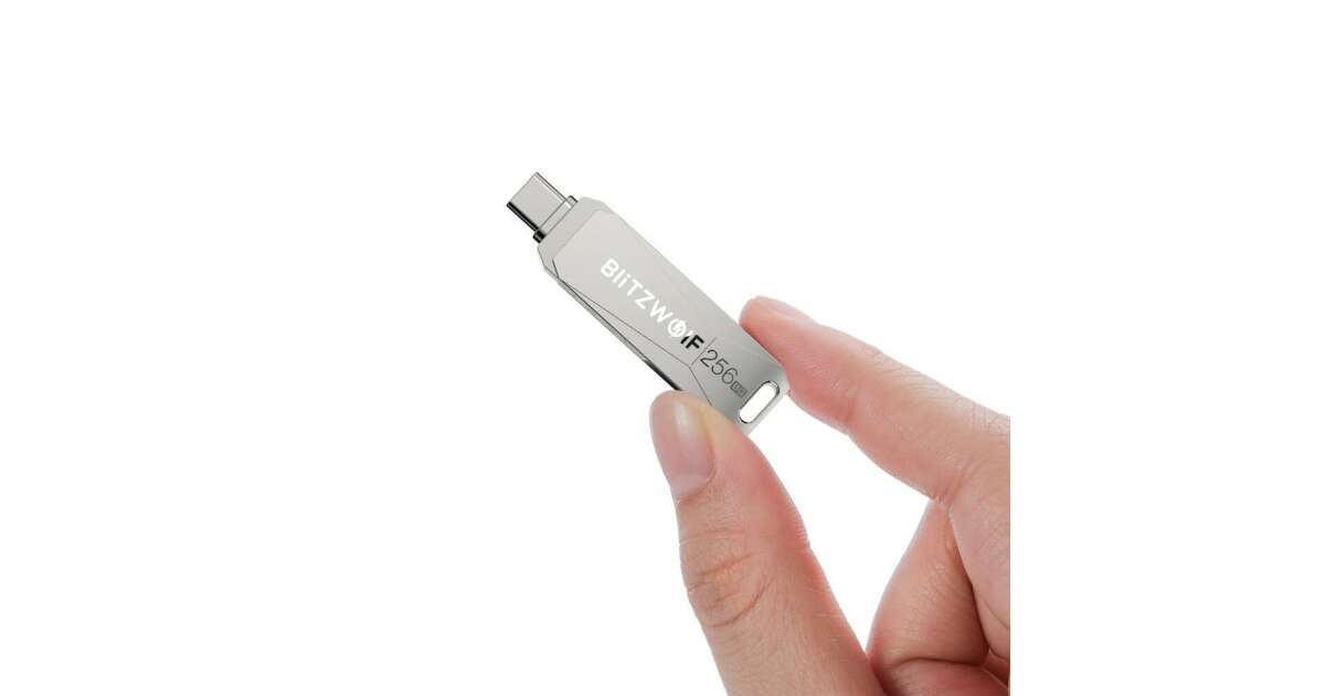 USB Type-C &amp; USB-A 3.0 - BlitzWolf® BW-UPC2 - 256GB Aluminium Memory Stick for phones 110387931