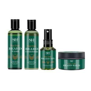 Set Luxuriant, Ingrijire si stilizare Barba, cu Extract de Ceai Verde, Sevich 4 buc 110388169 - Uleiuri pentru barbă