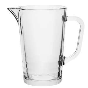 Cana practica din sticla groasa cu maner pentru bucatarie sau servire, 1 L 110389546 - Ulcioare