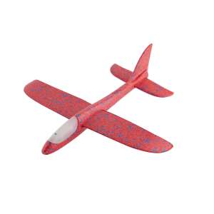 Avion de jucărie cu planor din spumă roșie, marca Grafix - Grafix