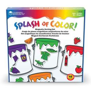 Learning Resources Splash of Color! Magnetisches Sortierspiel - 48 Teile. Vorschul-Farbsortierspiel mit Farbdöschen und Magneten. - Learning Resources