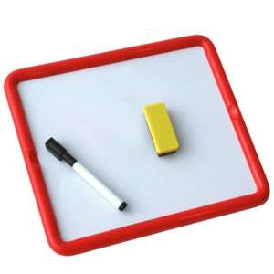 Tablă magnetică dublă Miniland pentru ștergere uscată cu marker și ștergător - Table de scris si desenat