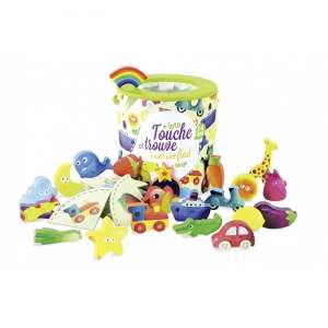 Sensorisches Spiel zum Berühren und Finden 110393271 - Schaukelpferde, Schaukeltiere und Entwicklungsspiele für Kinder im Kindergartenalter