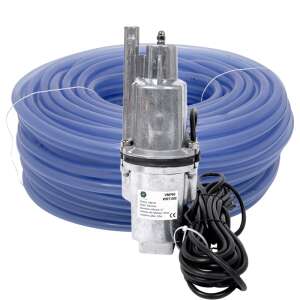 VMP60 merülő szivattyú 100m szilikon tömlővel: 280W, 70m emelési magasság, 1,8 m³/h - DDT