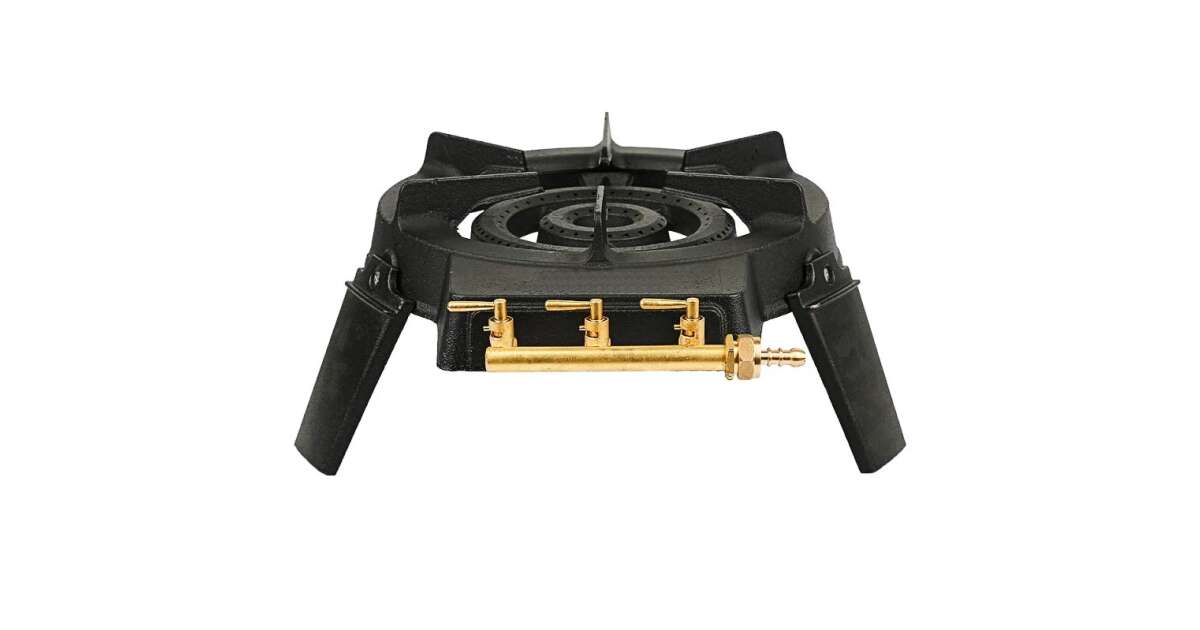 Pirostrie fonta SARA cu 3 robineti +  Kit reglabil gpl RH-10 + Tub flex 2M+2 Coliere 110393693