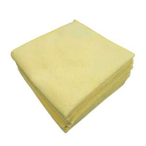 Balenie vysokokvalitných utierok z mikrovlákna 30x30 cm, (10 kusov), žlté, 250 g/m2 - QLEANUP YELLOW 110394184 - Utierky z mikrovlákna