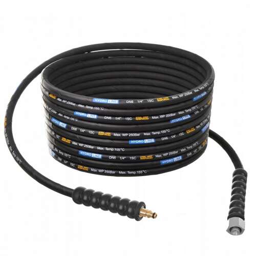 Magasnyomású tömlő 10m, acélfonattal, 1/2" belső menet – Nilfisk/Stihl RE kompatibilis 110395280