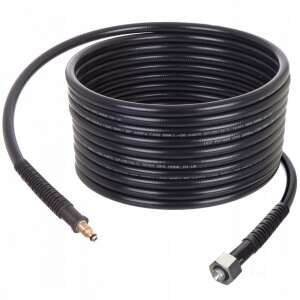 Furtun de inalta presiune cu filet de 1/2", lungime de 5 m, cu ranforsare din impletitura de nailon, compatibil cu masinile de spalat cu inalta presiune Nilfisk, Stihl si Husqvarna 110395390 - OEM Accesorii aparate de spălat cu presiune