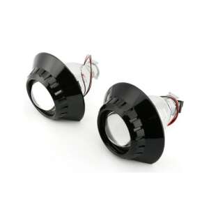 Set 2 ornamente tip BMW E46 ZKW Black 110398688 - Lumini auto