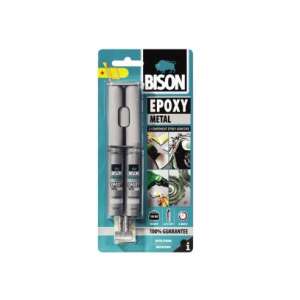 Zweikomponentenkleber mit metallischem Aussehen Bison Epoxy Metal 2x12ml