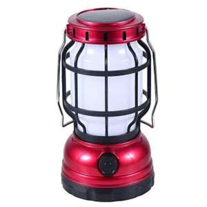 Andowl Q LED1990 hordozható retro napelemes lámpa - ezüst