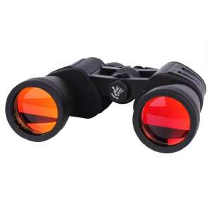 Czarne 20x50 zoom lornetki z czerwonymi osłonami obiektywów - Teleskop