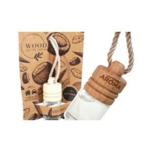 Aroma Car Nature Wood Coconut Auto-Lufterfrischer, Duft von Holz und Kokosnuss, Lufterfrischer für Zuhause und Auto - Aroma Car Lufterfrischer für Autos