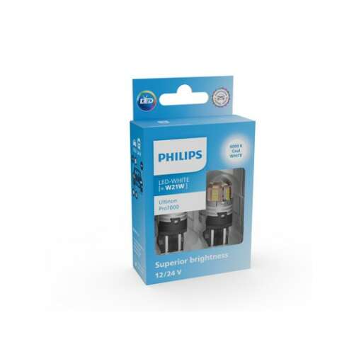 Set mit 2 Auto-LEDs Weiß W21W Philips Ultinon Pro7000 SL Signalisierung 12V/24V 110402979