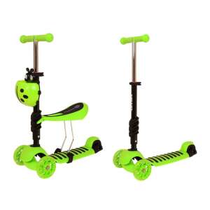 Gyermeküléses robogó 3 az 1-ben, zöld