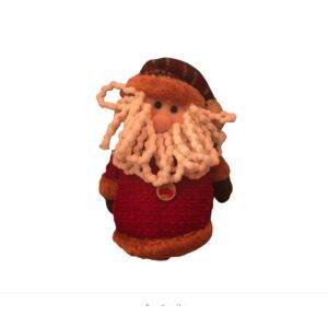 Decoratiune de Crăciun Moș Crăciun, jucărie de pluș, roșu și alb, decor festiv - Decorațiuni de Crăciun