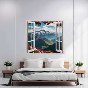 Színes nyomott fólia otthoni faldekorációhoz, 125 x 110cm méret, modell: VIEW TO HAVEN 35