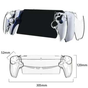 Carcasa de protectie pentru consola Sony PlayStation Portal, Policarbonat, Anti-Zgarieturi, Anti-Shock, Transparenta, 30.5×12×5.2 cm 111223030 - Mercaton