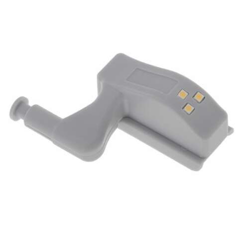 Vedere în unghi a Praktikus LED lumini balama dulap