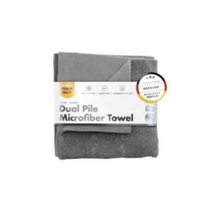 Chemicalworkz Doppelflor-Handtuch, 350 g/m², 40 x 40 cm, Grau 110405551 - Mikrofasertücher