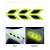 Set mit 6 reflektierenden AUTO-Aufklebern, schnelle Installation, universeller Aufkleber, 10 x 3 cm, Grün (Neon), EALMEU 110405792