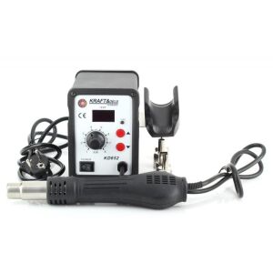 Vedere frontală a stației de lipit Kraft&Dele KD852 700W - Mașini de lipit