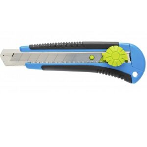 Hogert, 18 mm-es, visszahúzható pengével és reteszelő rendszerrel ellátott, lecsapható vágóeszköz 121731465 - Hogert