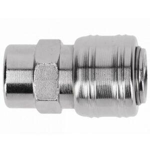 Cuplaj, Hogert HT4R801, F 1/4", pentru scule pneumatice, otel 121733406 - Accesorii pentru scule pneumatice